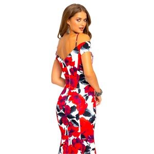 Camille La Vie Long Foral Dress Size 2 P